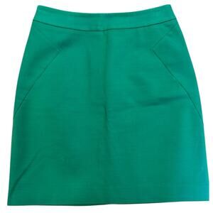 KATE SPADE Womens's Mini Skirt Size 2 Green Bossgirl Corpcore Career Office